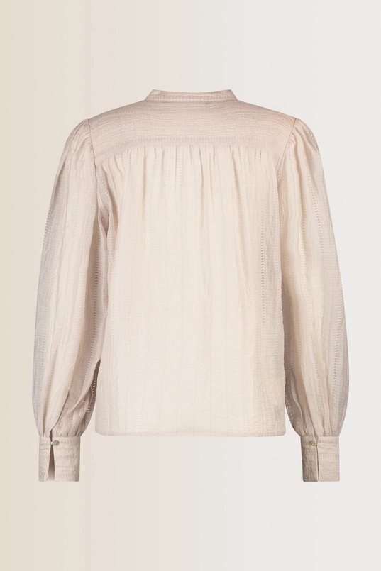 Blouse met pofmouwen