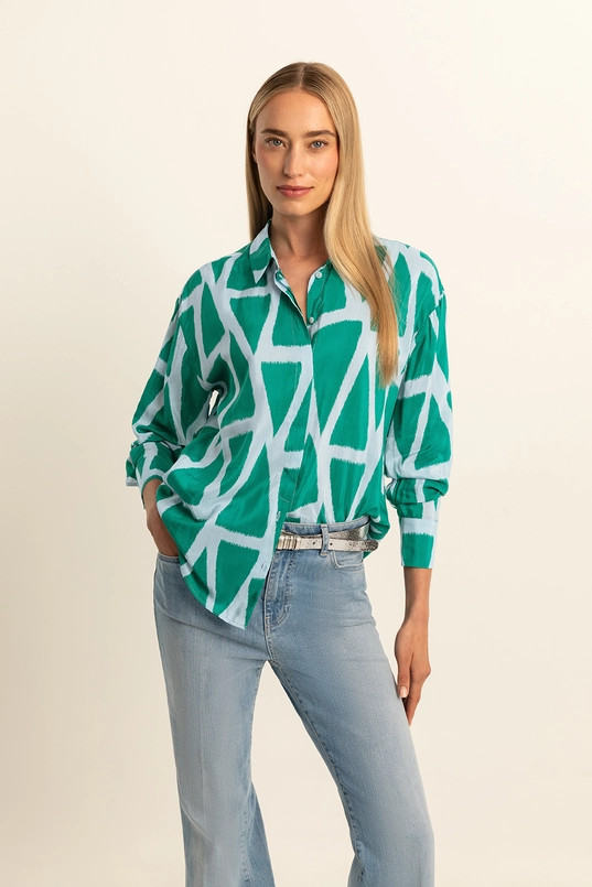 Blouse met print