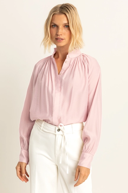 Blouse met ruches