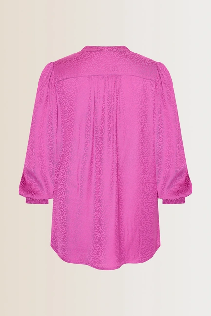 Blouse met subtiele glans