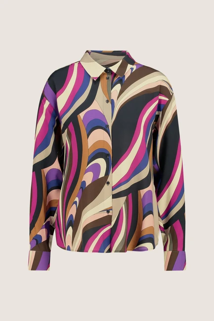 Blouse multicolour print