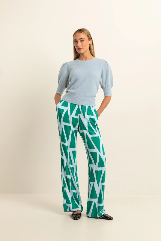 Broek met print