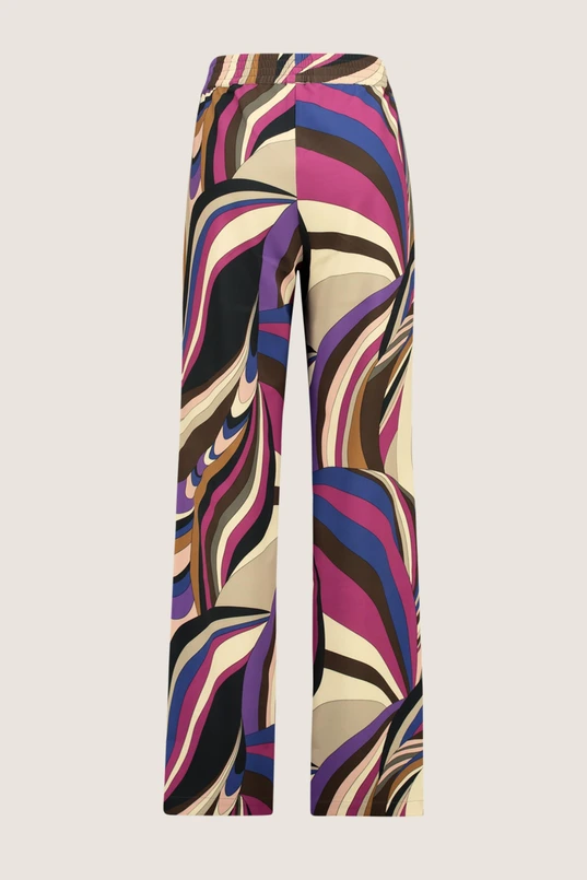 Broek multicolour print