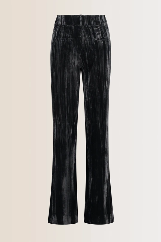 Crushed velvet pantalon