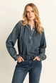 Denim blouse