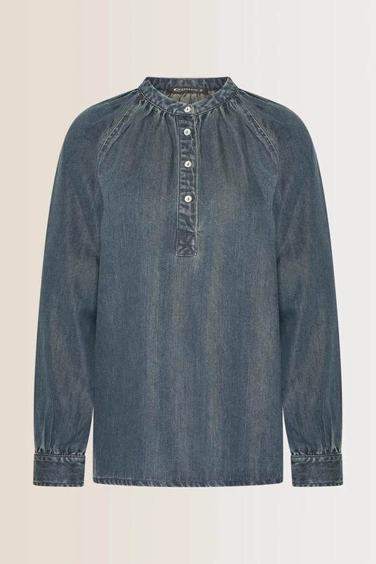 Denim blouse