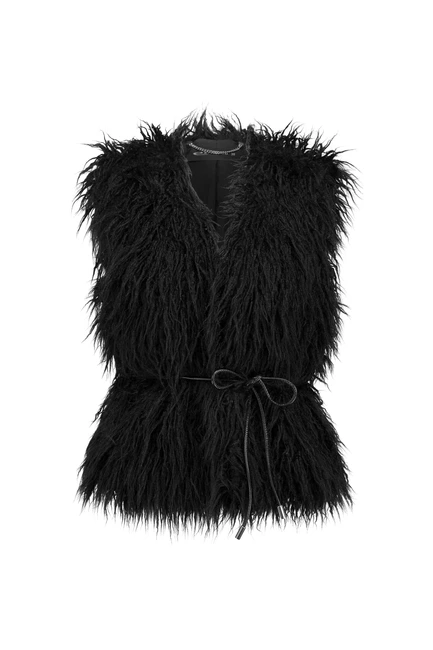 Fake fur gilet