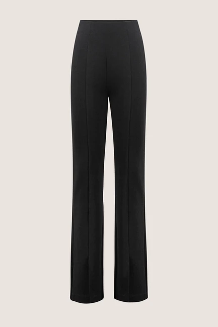 Flared stretch broek