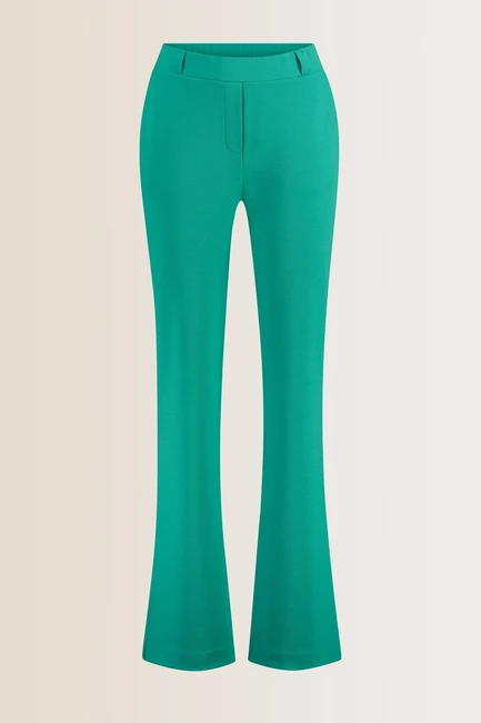 Flared stretch broek