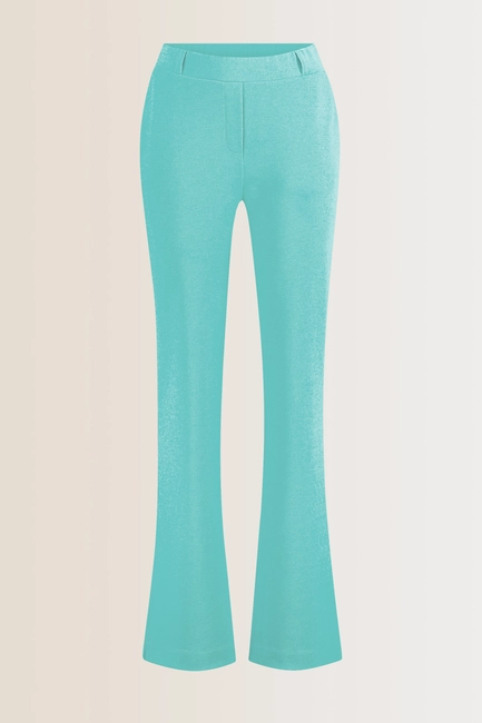 Flared stretch broek