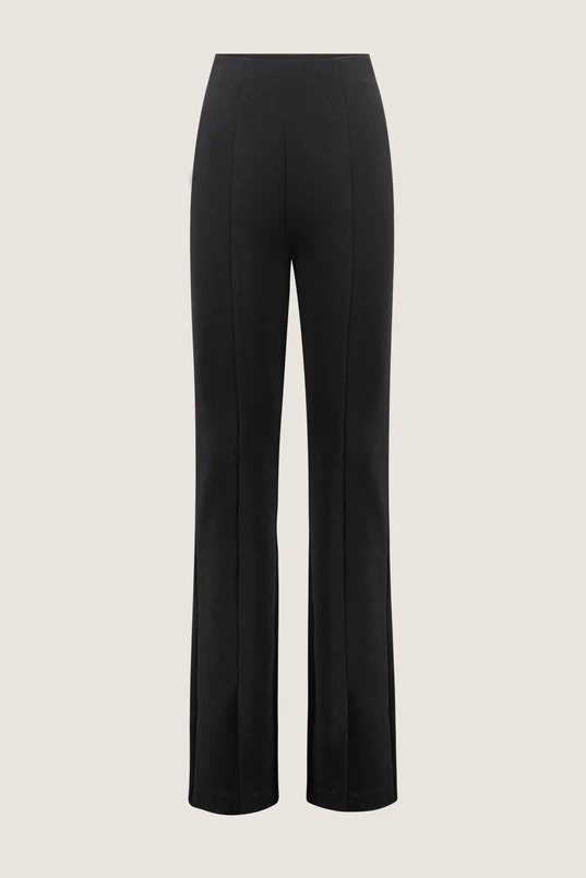 Flared stretch broek