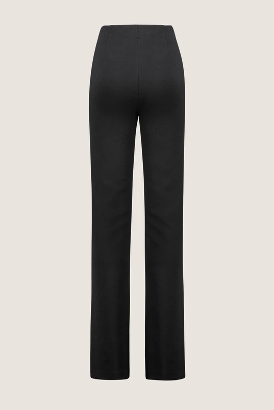 Flared stretch broek