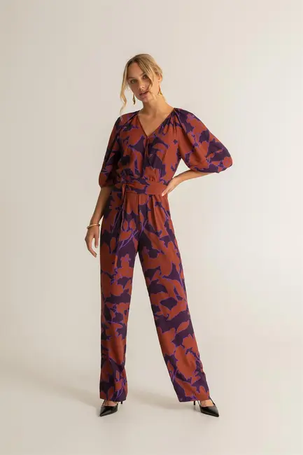 Jumpsuit met bloemprint