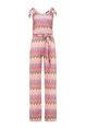 Jumpsuit zigzag print