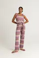 Jumpsuit zigzag print