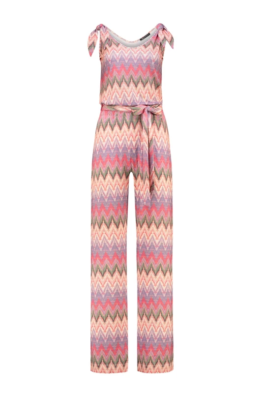 Jumpsuit zigzag print