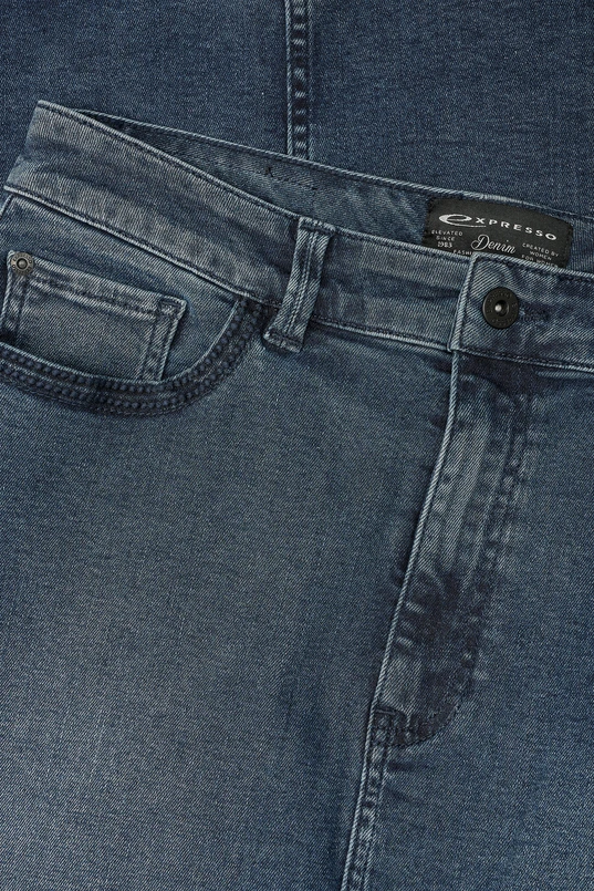 Lange denim rok