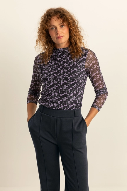 Mesh top met print