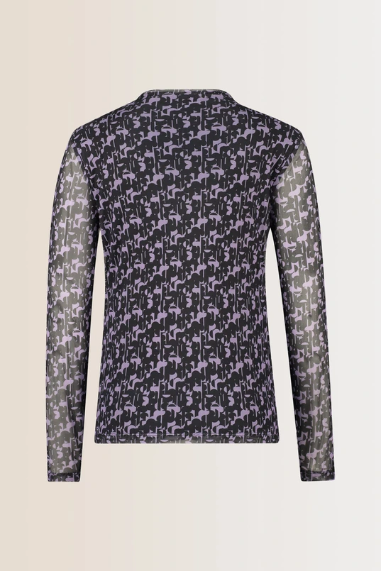 Mesh top met print