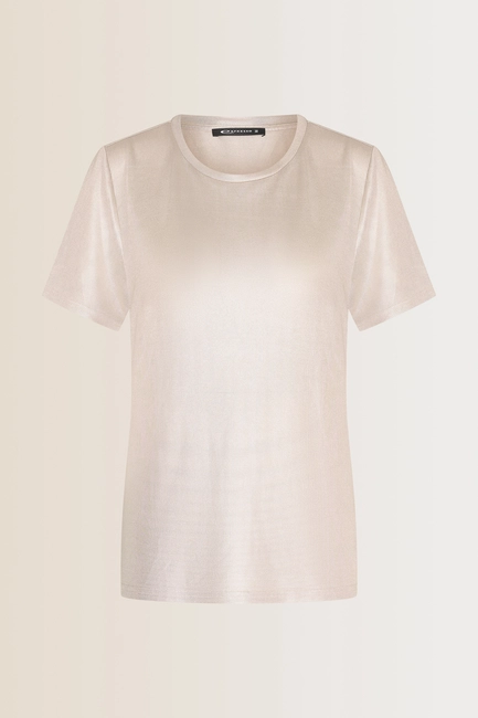 Metallic-look T-shirt