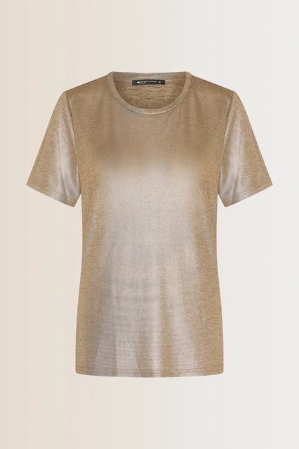 Metallic-look T-shirt