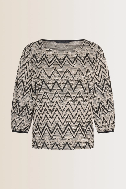 Print top met pofmouwen