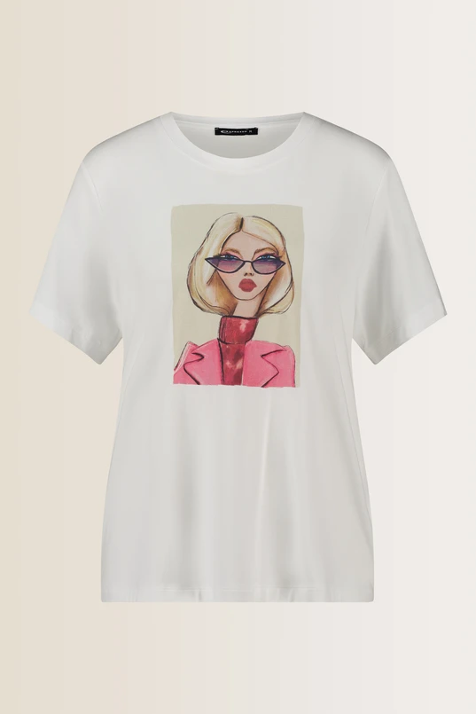 T-shirt met fashion print