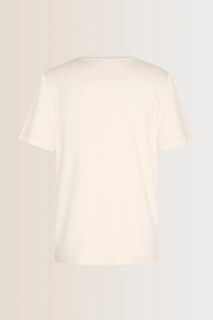 T-shirt met pailletten strepen